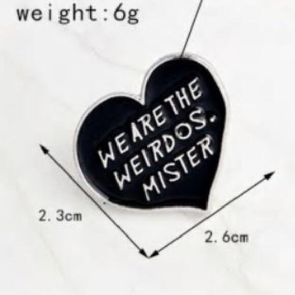 We Are the Weirdos, Mister Pin The Craft Heart - Picture 1 of 2